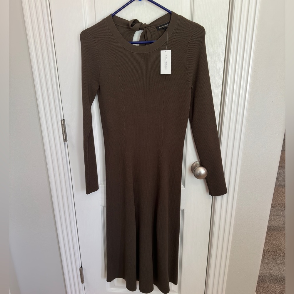 Banana Republic Fitted Ribbed Dress